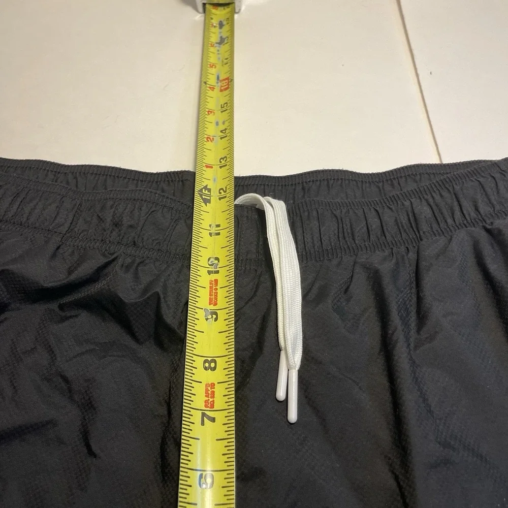 Adidas Men Track Pants Black XL Ankle Zip Lined Lightweight Logo Gym Striped